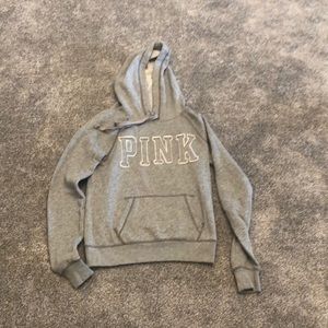 Pink Grey Hoodie